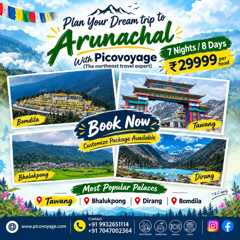 Arunachal Pradesh travel offer