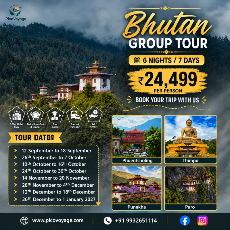 Bhutan group tour